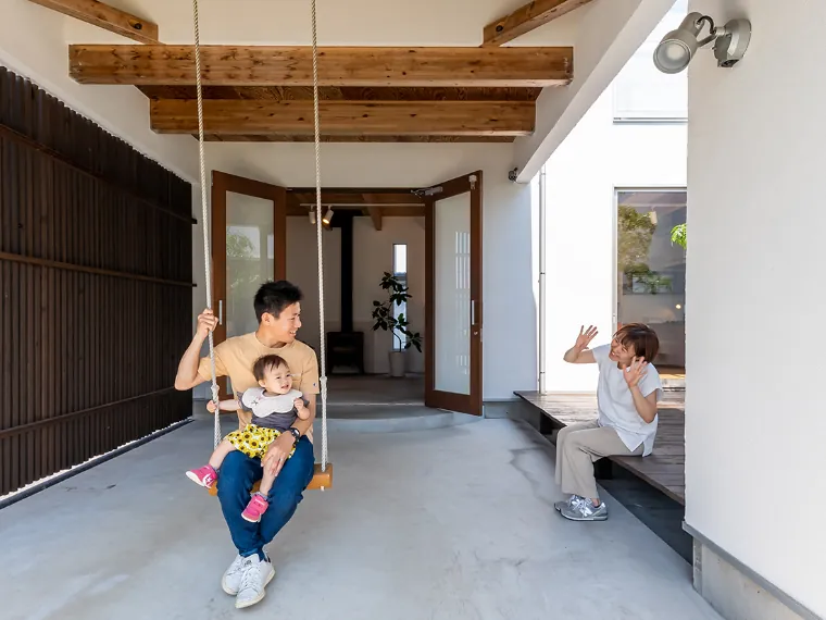 321HOUSEモデルハウス「sankaku」外観・内装写真