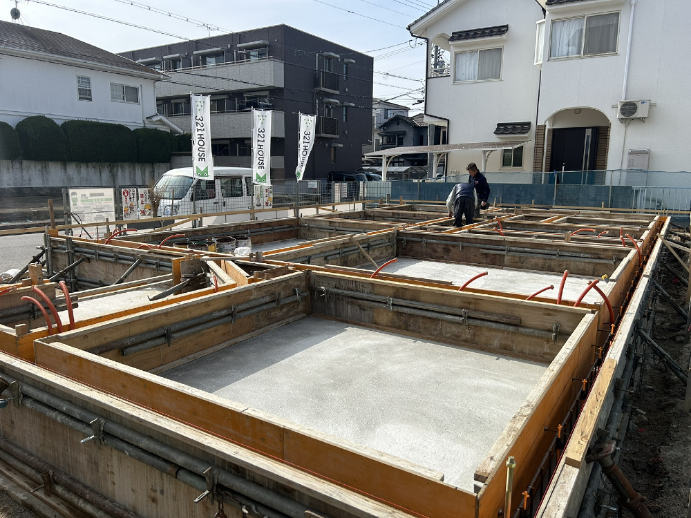 打設準備