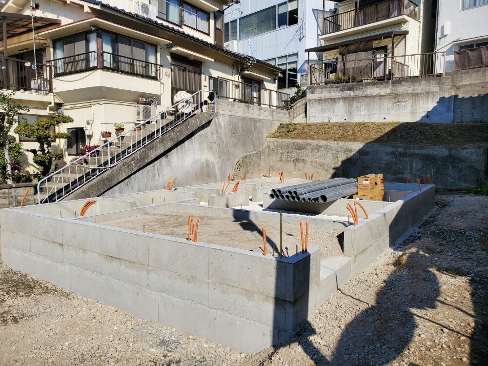 基礎完成