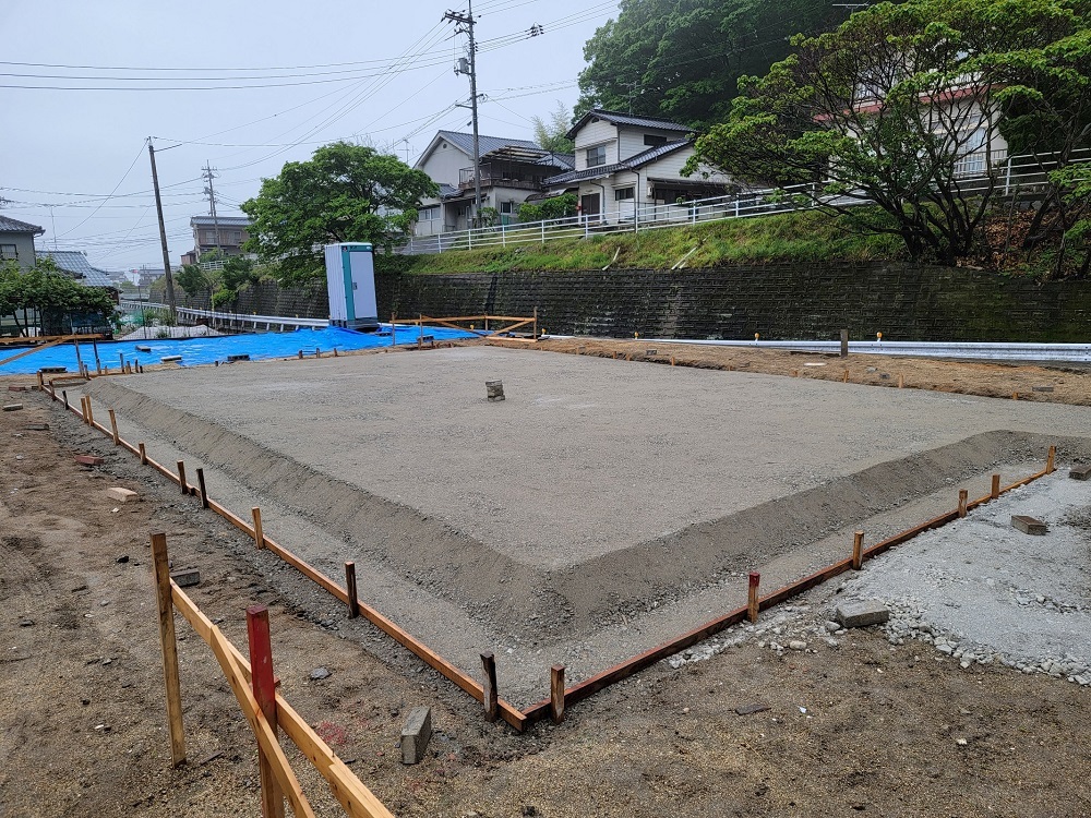 砕石敷き