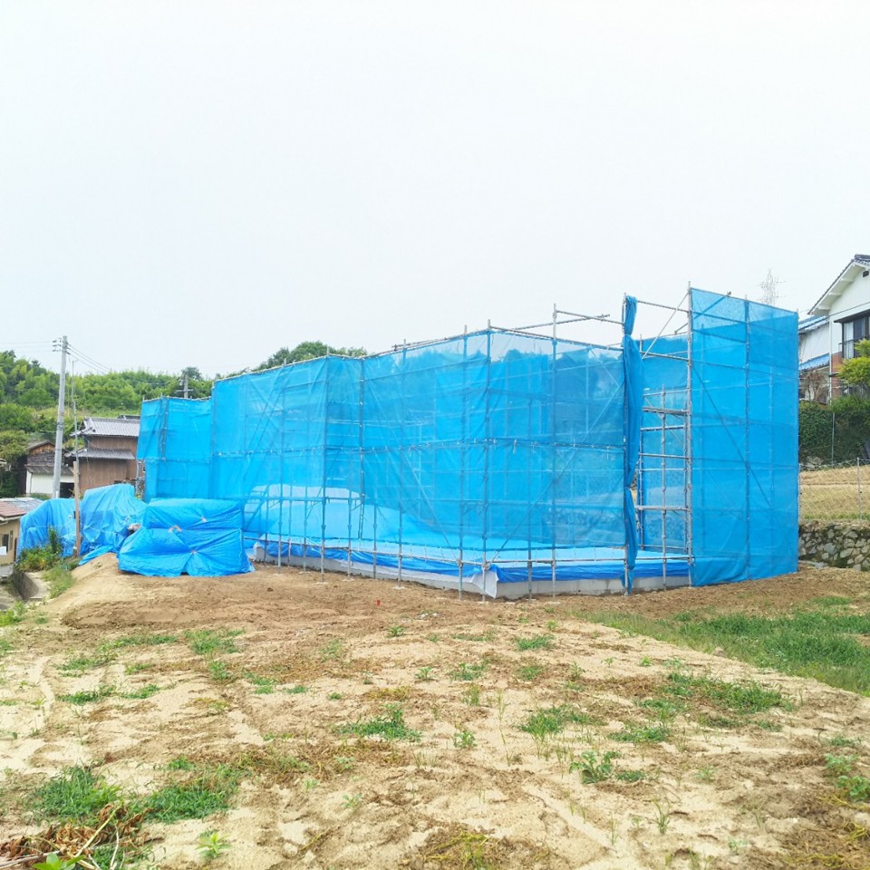 足場組立完了