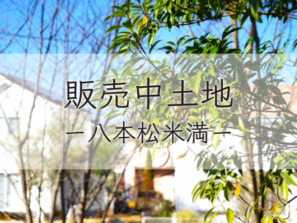 建築条件付土地ー八本松米満ー1