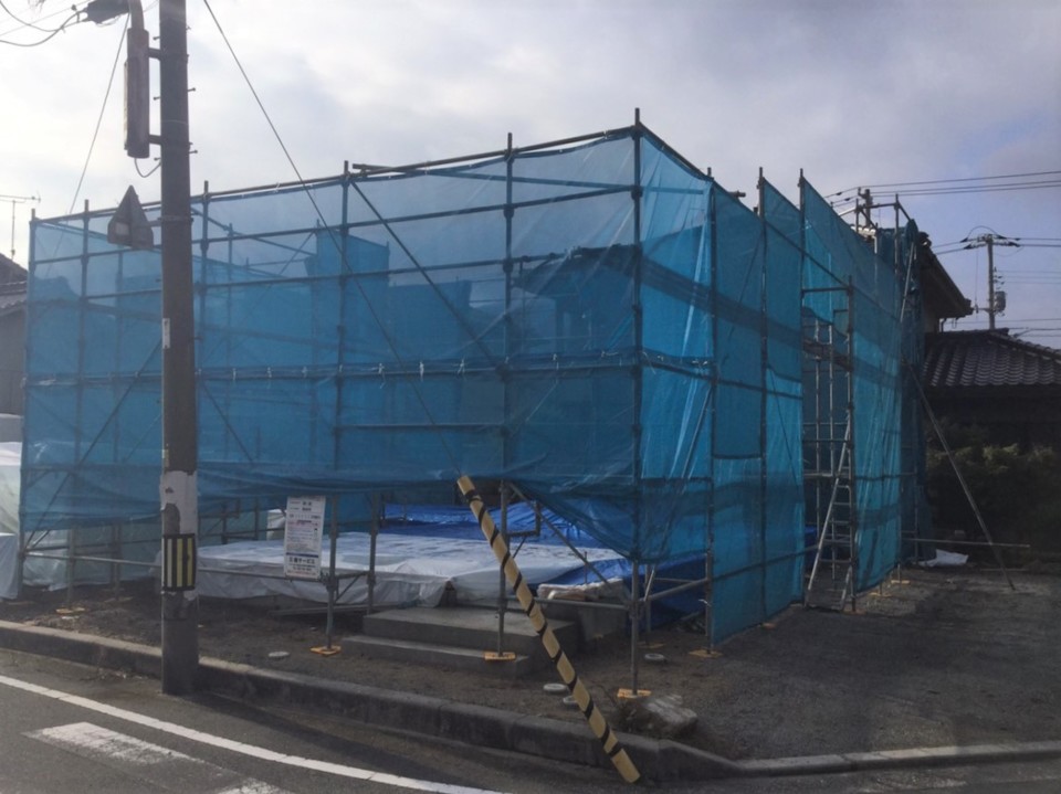 足場組立完了