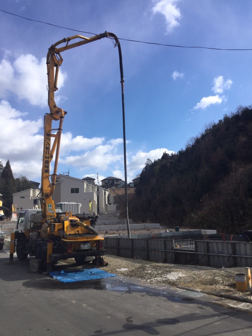 基礎生コン打ち