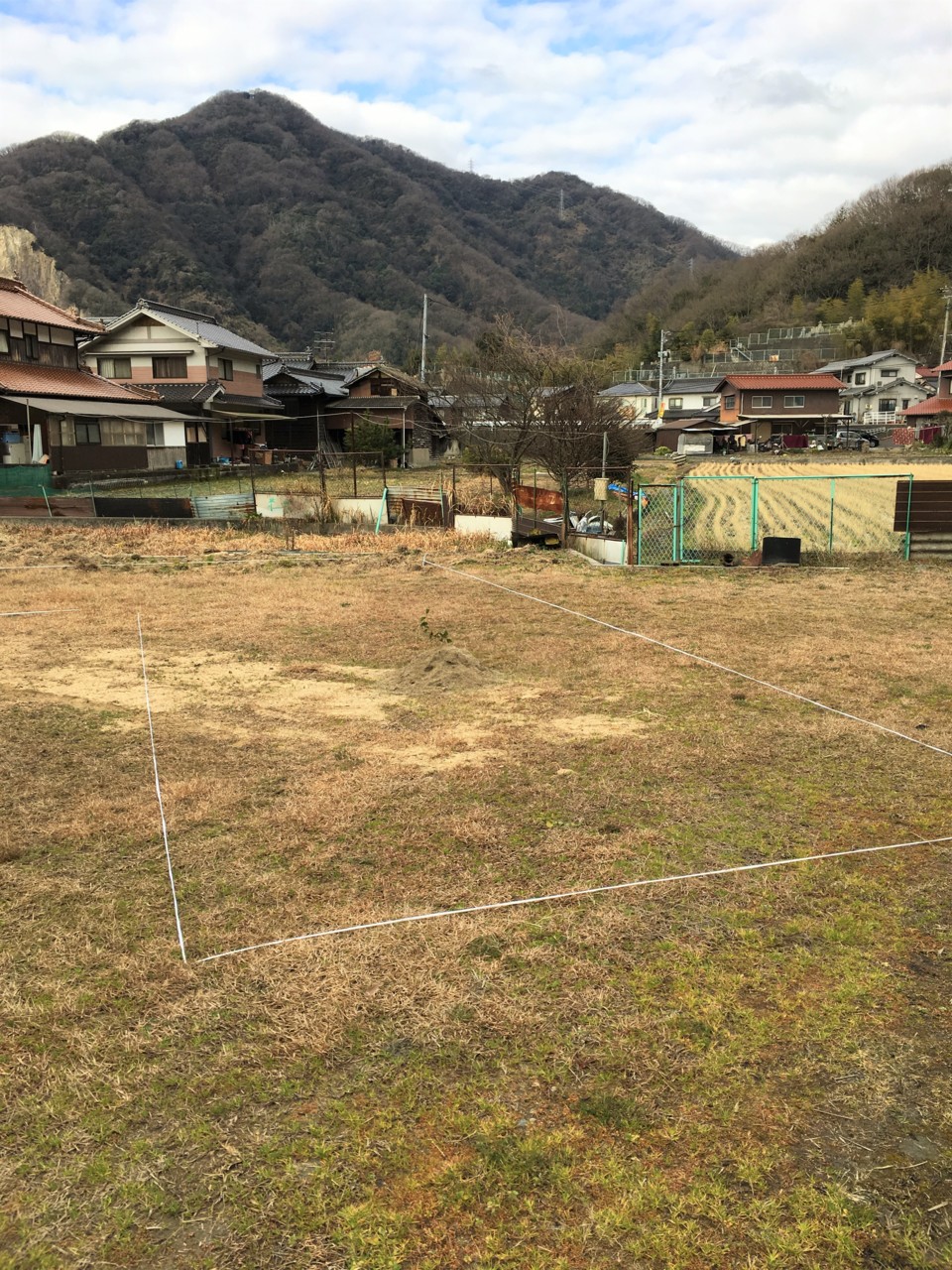 位置出し、地縄張り